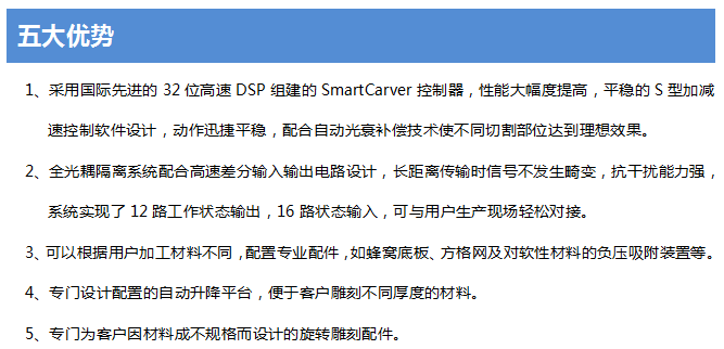 深圳小型激光切割机五大优势