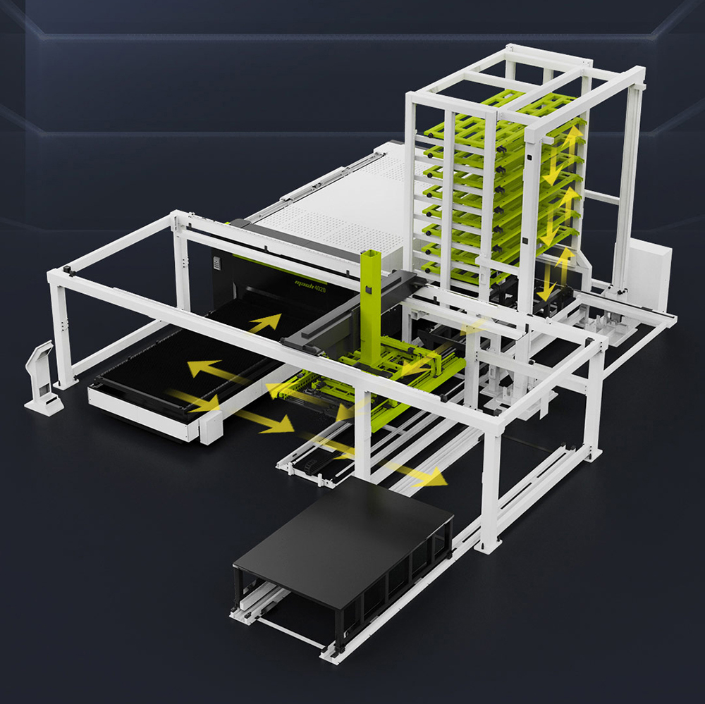 激光切割机全自动上下料,全自动上下料系统